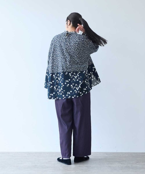 花卉印花拼接衬衫 11