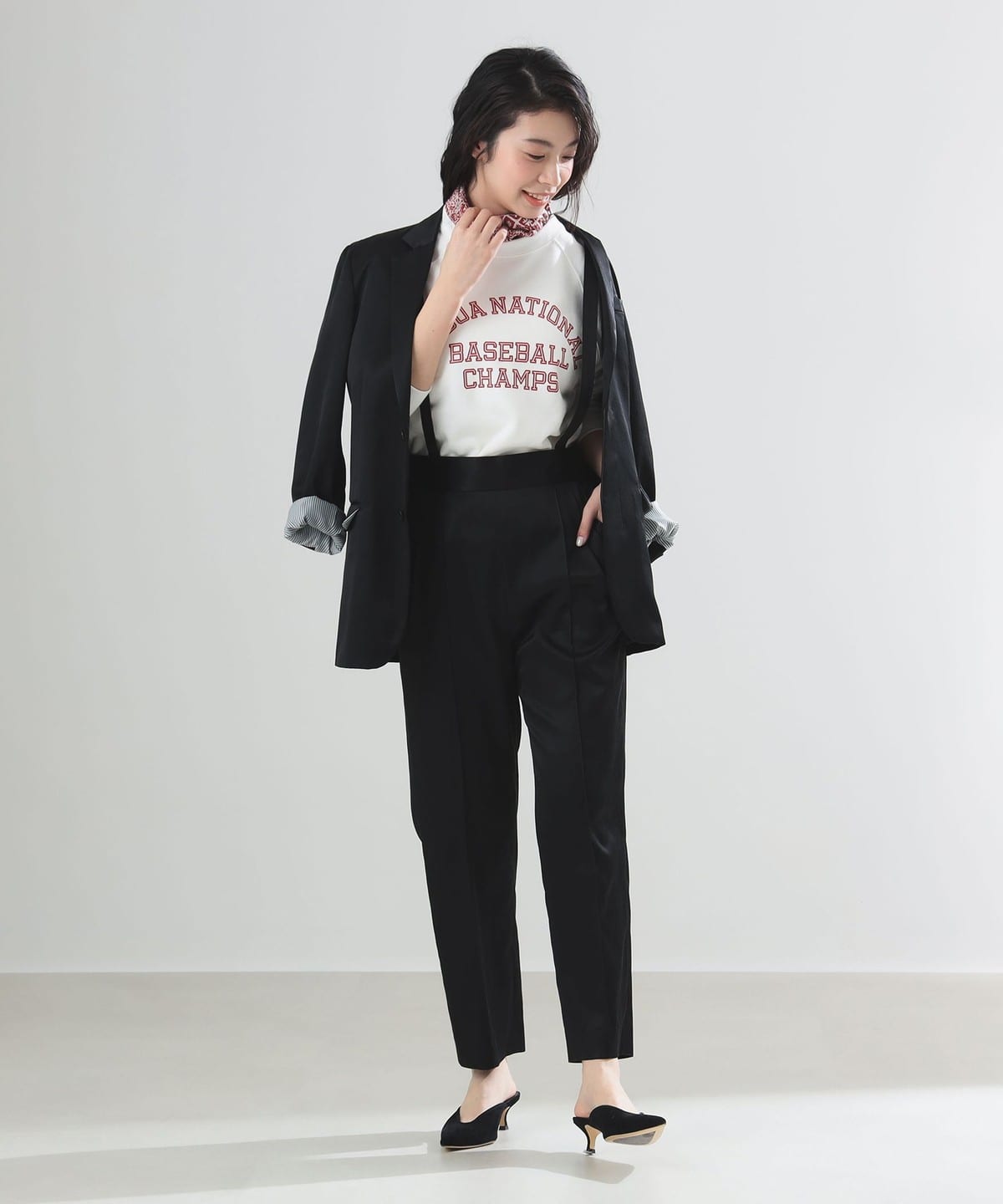 丝光缎面裤子 6