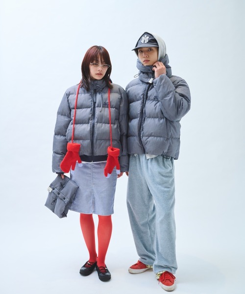 高领围脖可拆卸 羽绒服 44