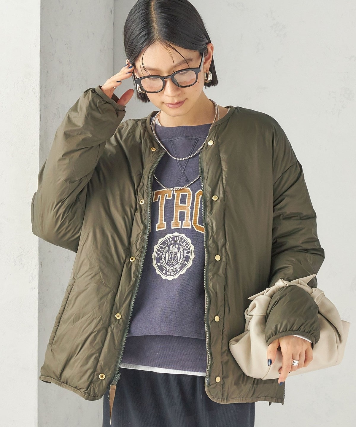 可手洗 双面穿 多穿法衍缝羽绒服 3
