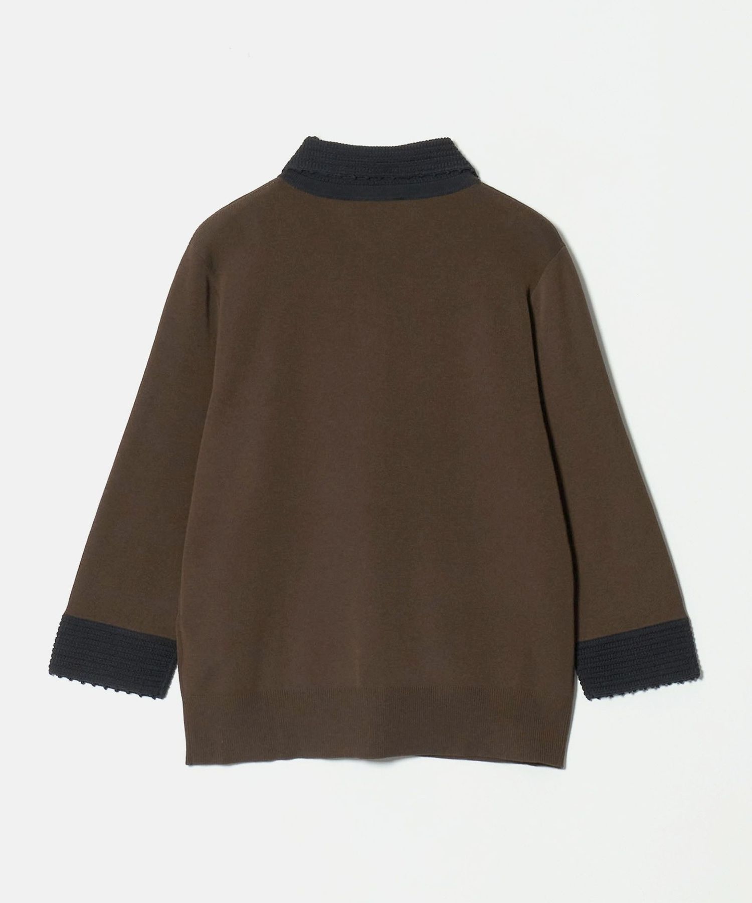 可水洗 钩针 Polo 开衫 17