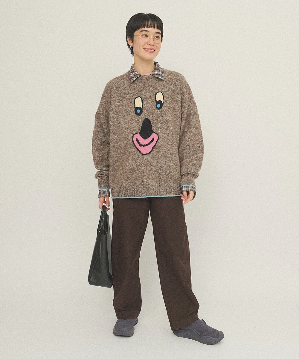 Tsuru Taisuke HAPPY FACE PUZZLE 套头衫 3