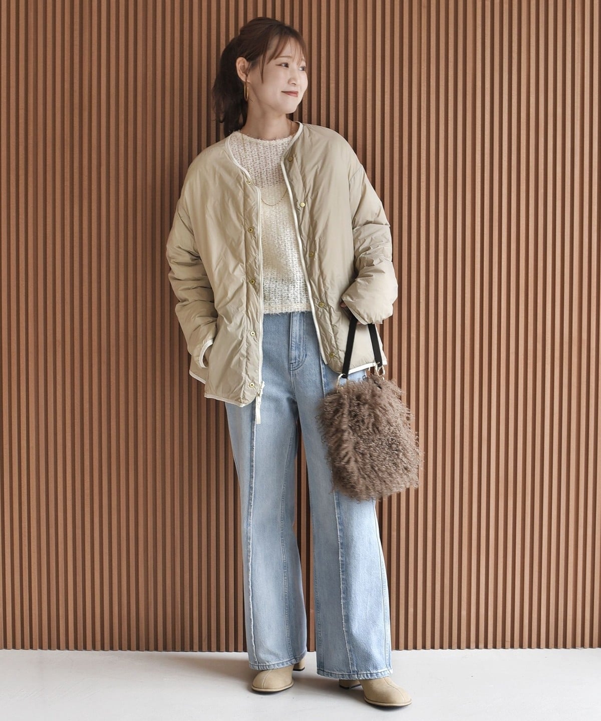 可手洗 双面穿 多穿法衍缝羽绒服 9