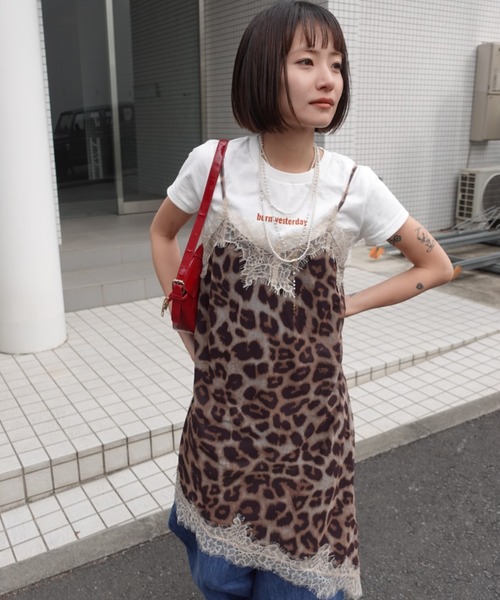豹纹蕾丝吊带衫 20