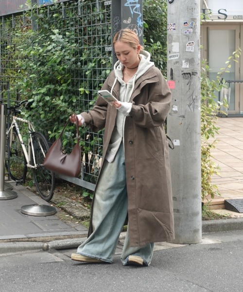 超长款风衣 86