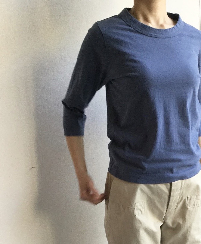 30支棉 平纹针织 七分袖T恤 12