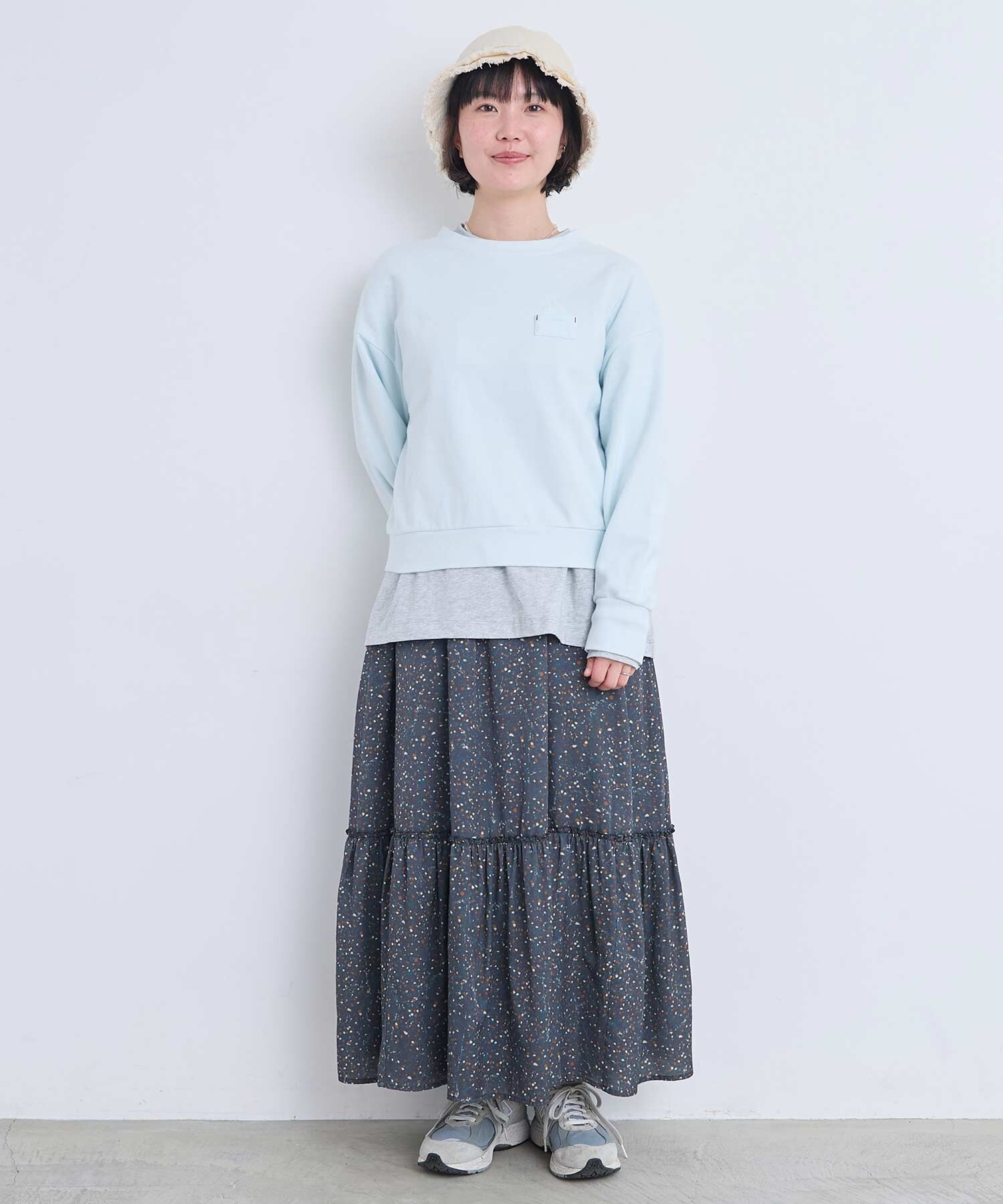 小颗粒手绘印花半身裙 25