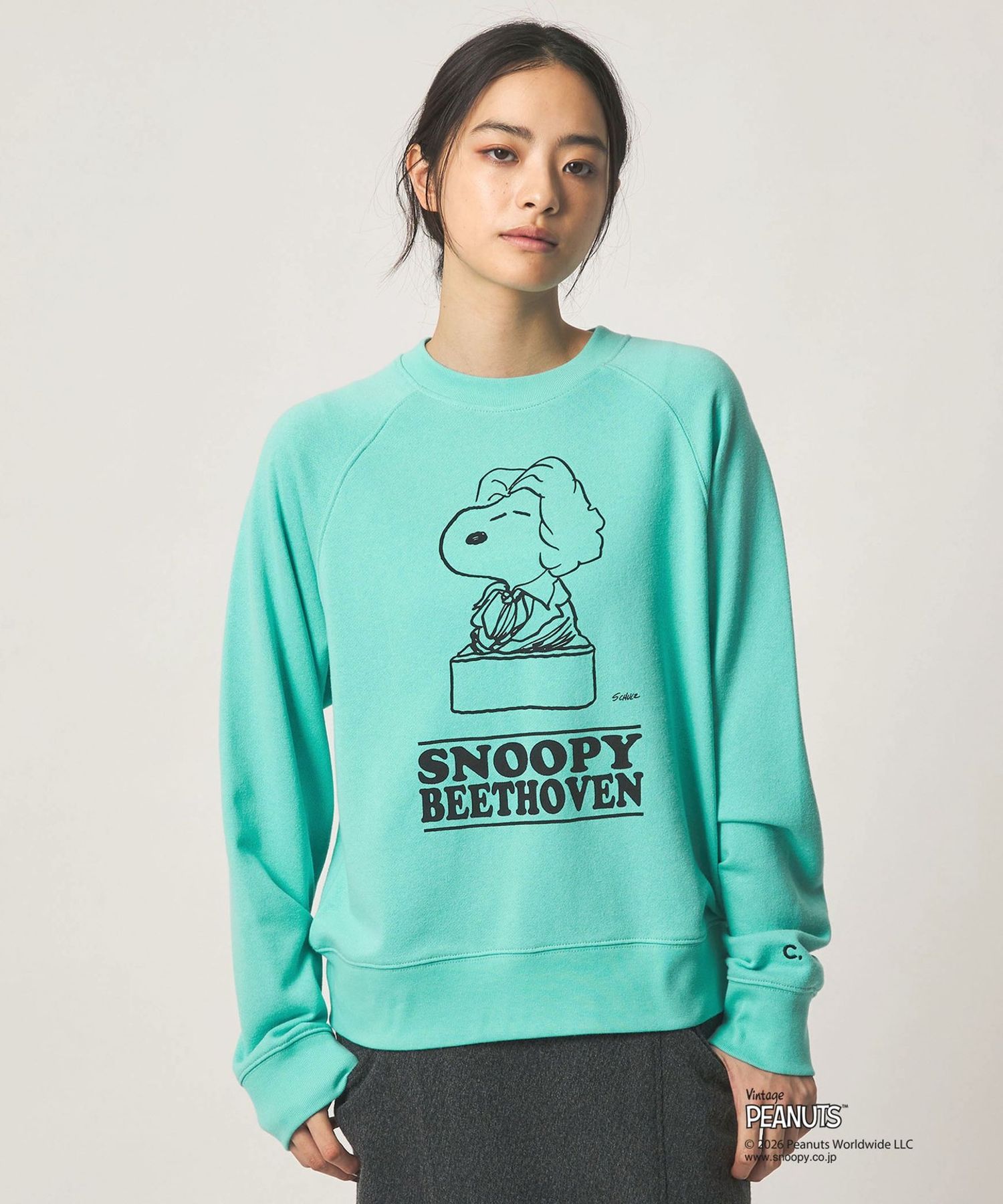 snoopy联名 复古质感 长袖卫衣 8