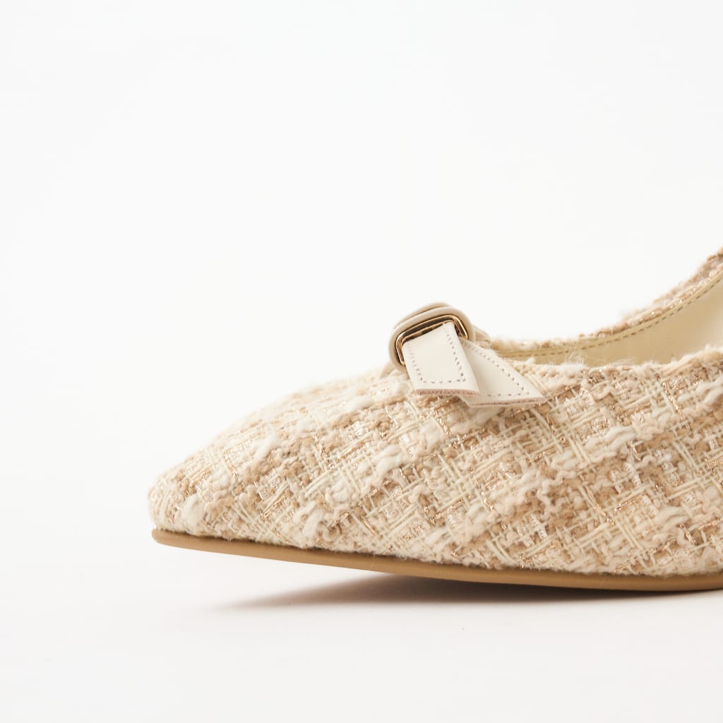柔美 蝴蝶结 浅口单鞋 23