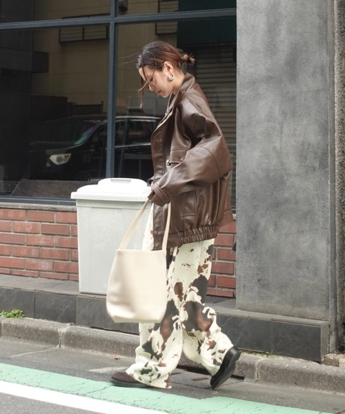 两穿复古合皮夹克 外套 49