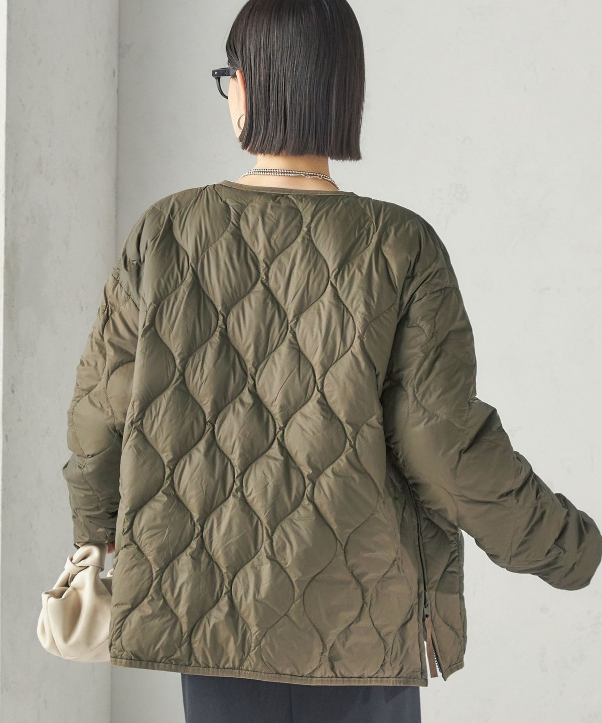 可手洗 双面穿 多穿法衍缝羽绒服 41