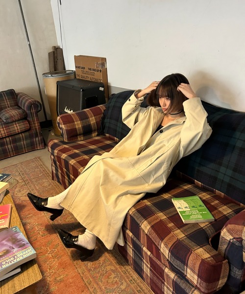 超长款风衣 67