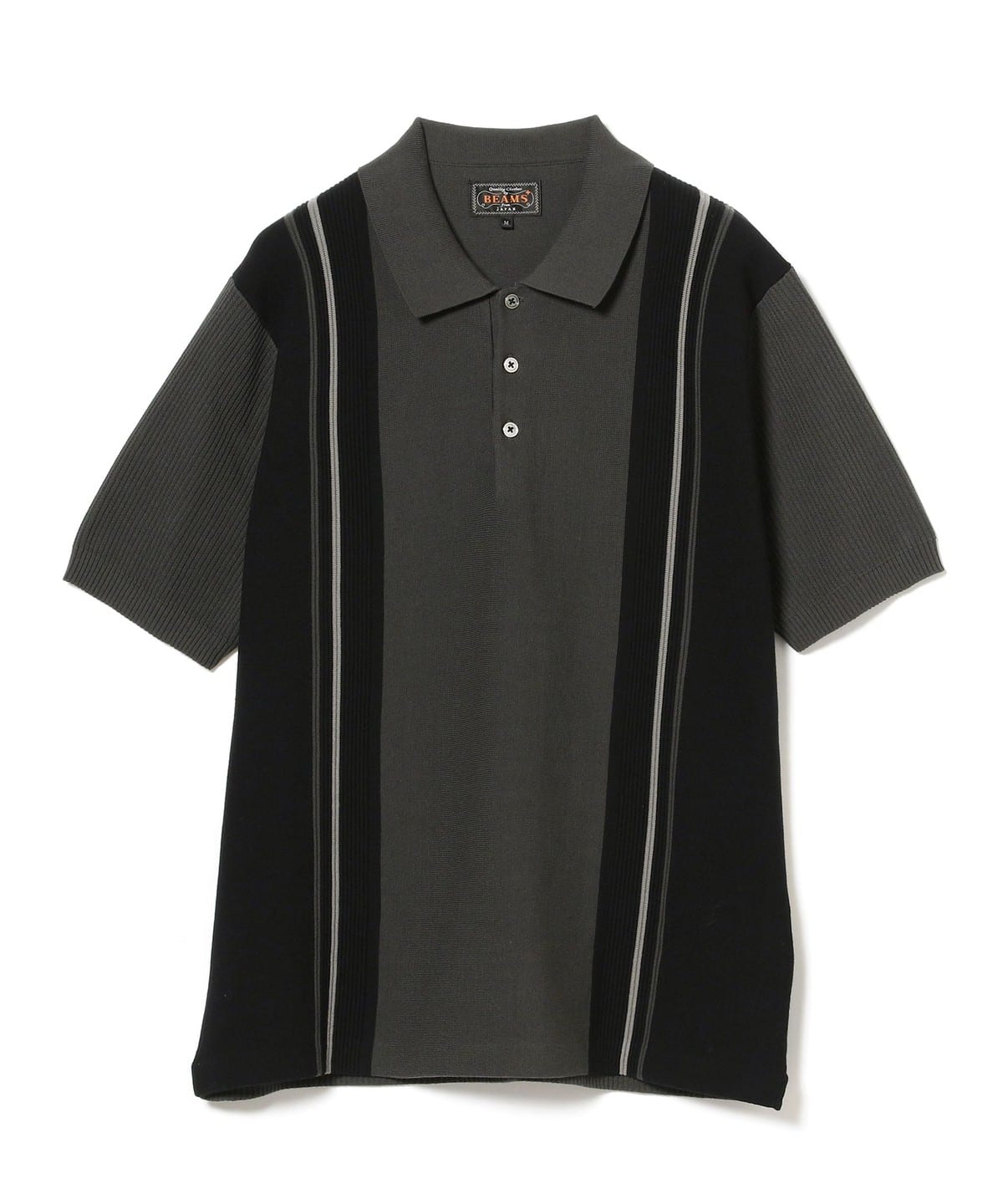 条纹针织Polo衫 28