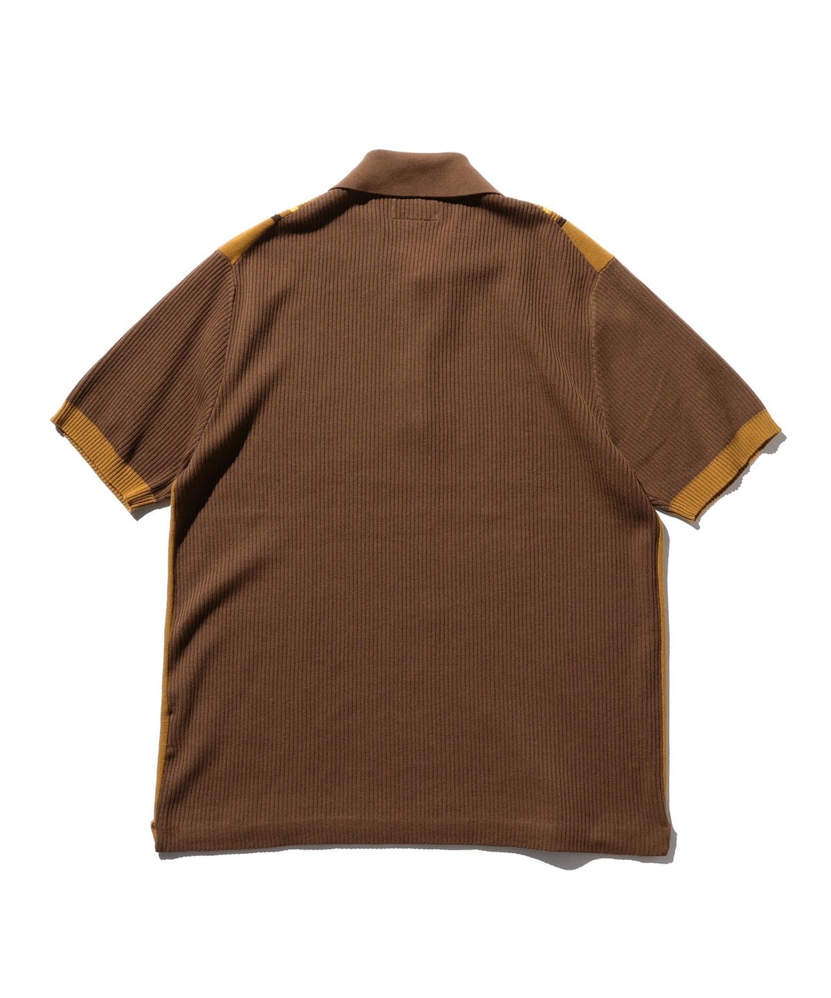 条纹针织Polo衫 35