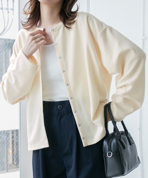 圆环按扣开衫 117