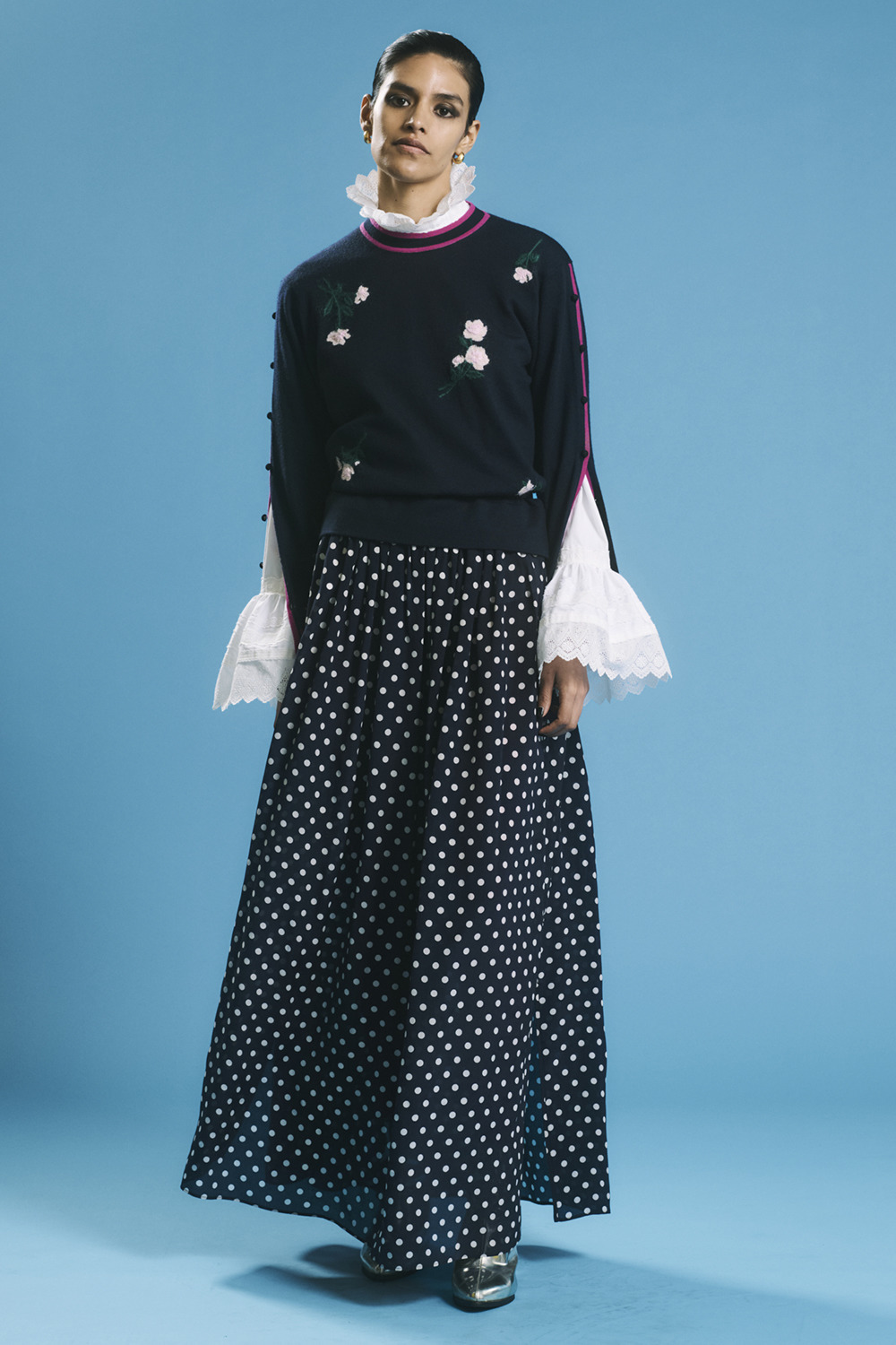 Silk Dot 半身裙 4
