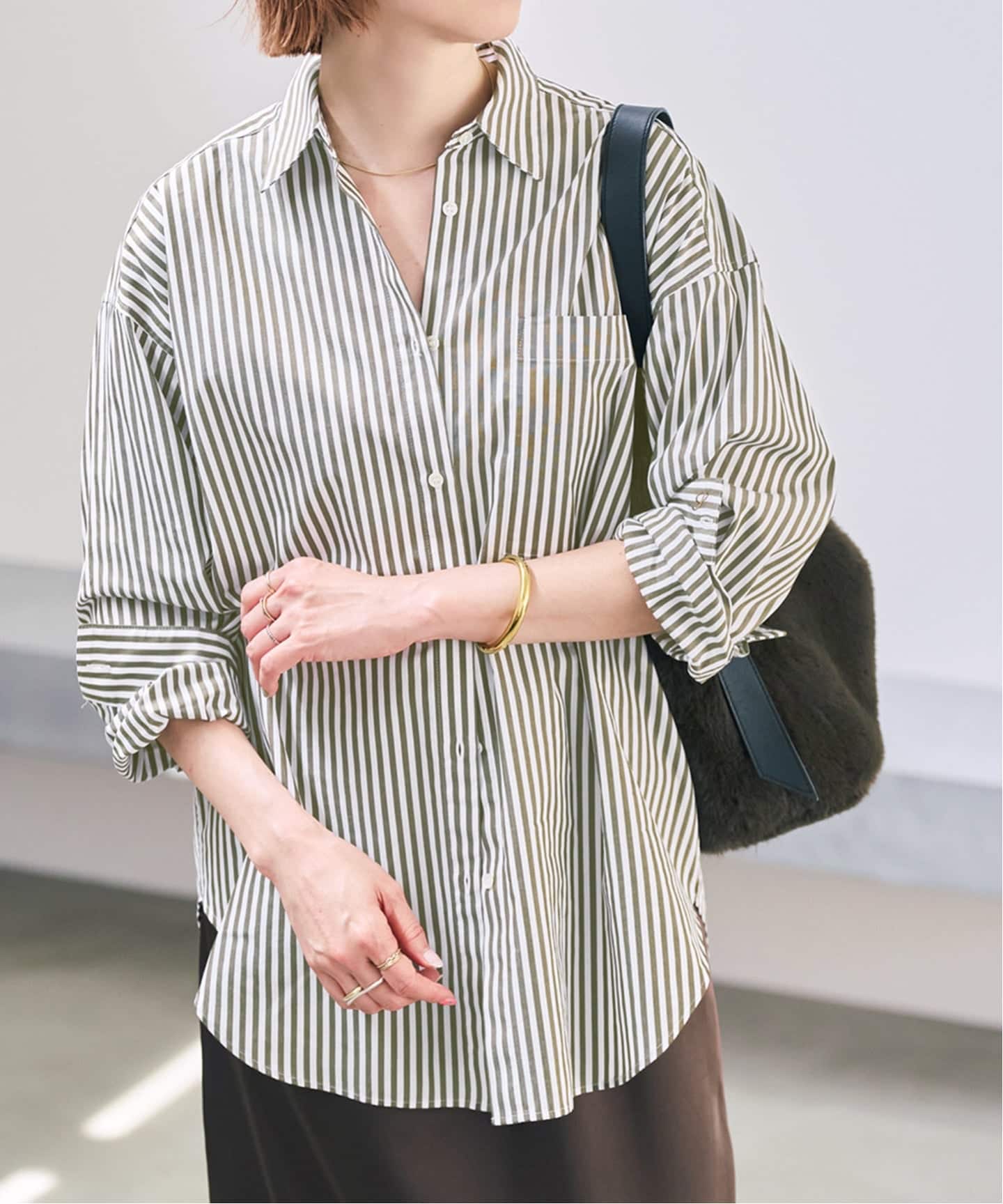 50支棉 宽松廓形衬衫 36