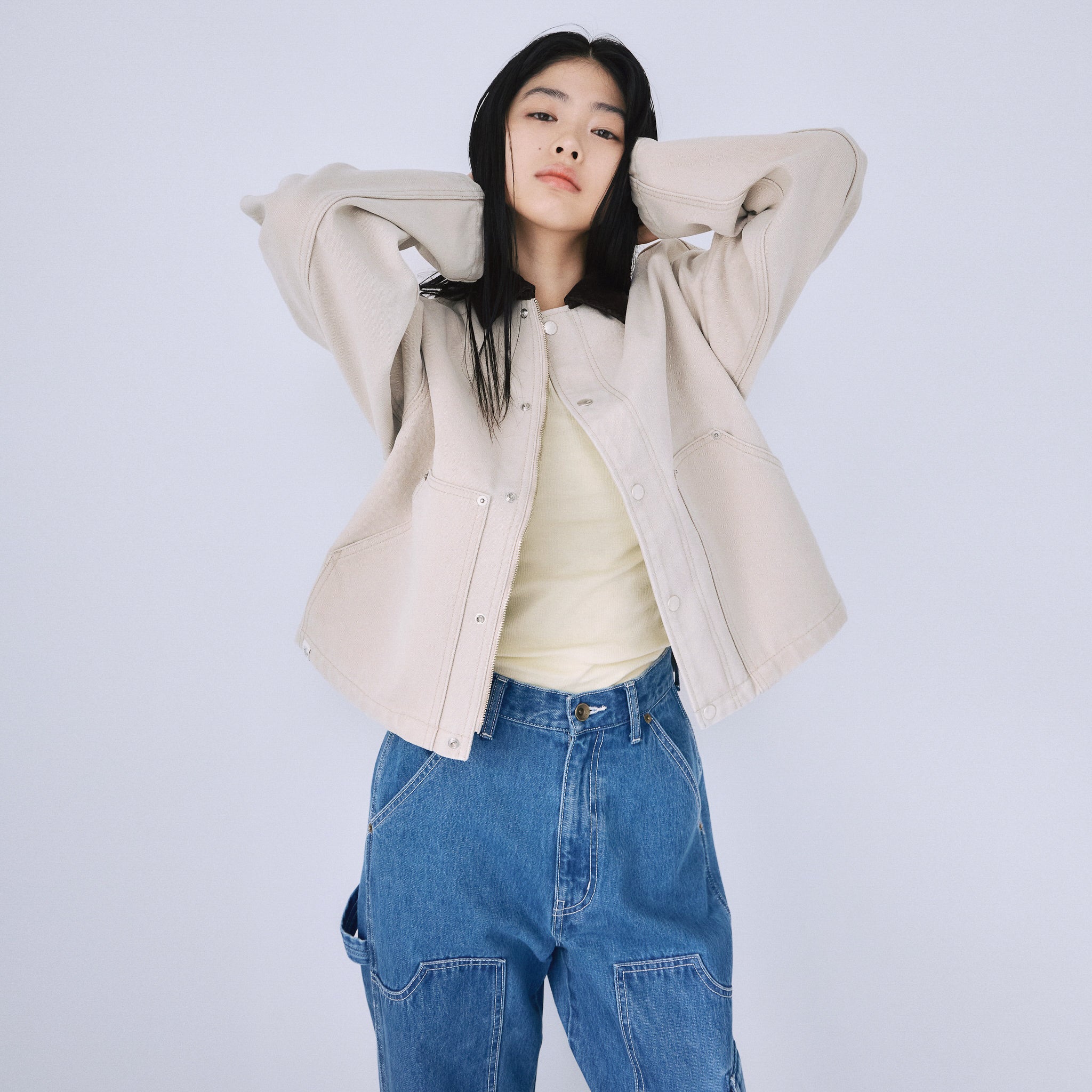 帆布短款工装夹克 外套 15