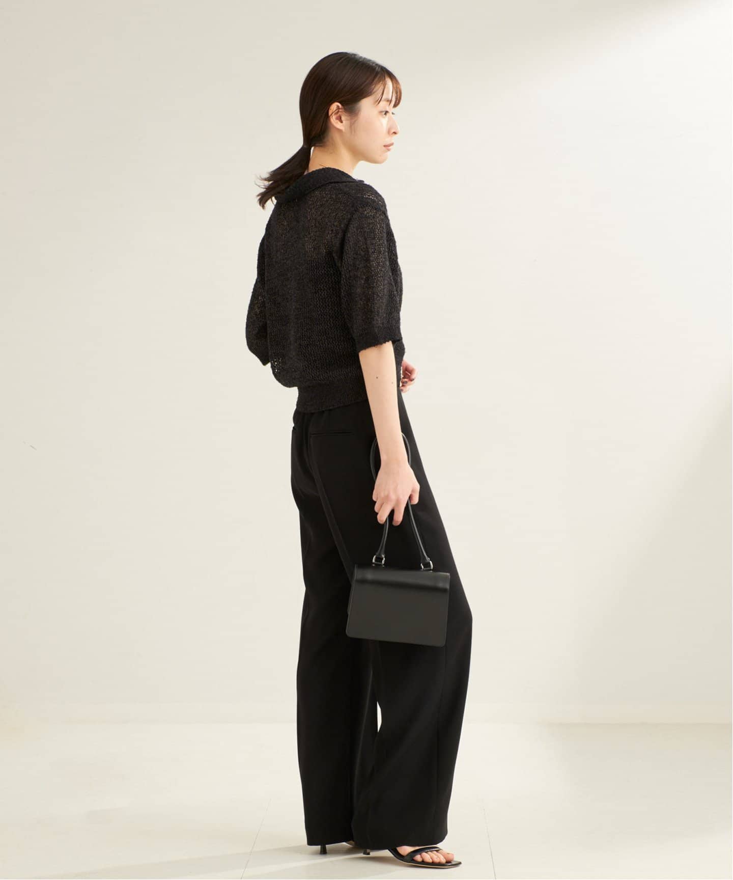 可水洗直筒裤 90