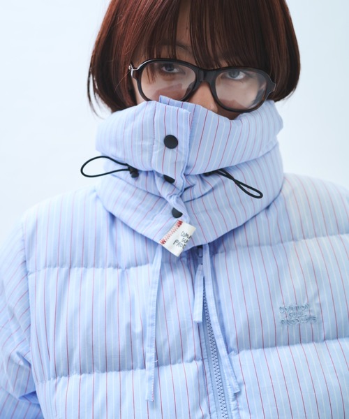 高领围脖可拆卸 羽绒服 74