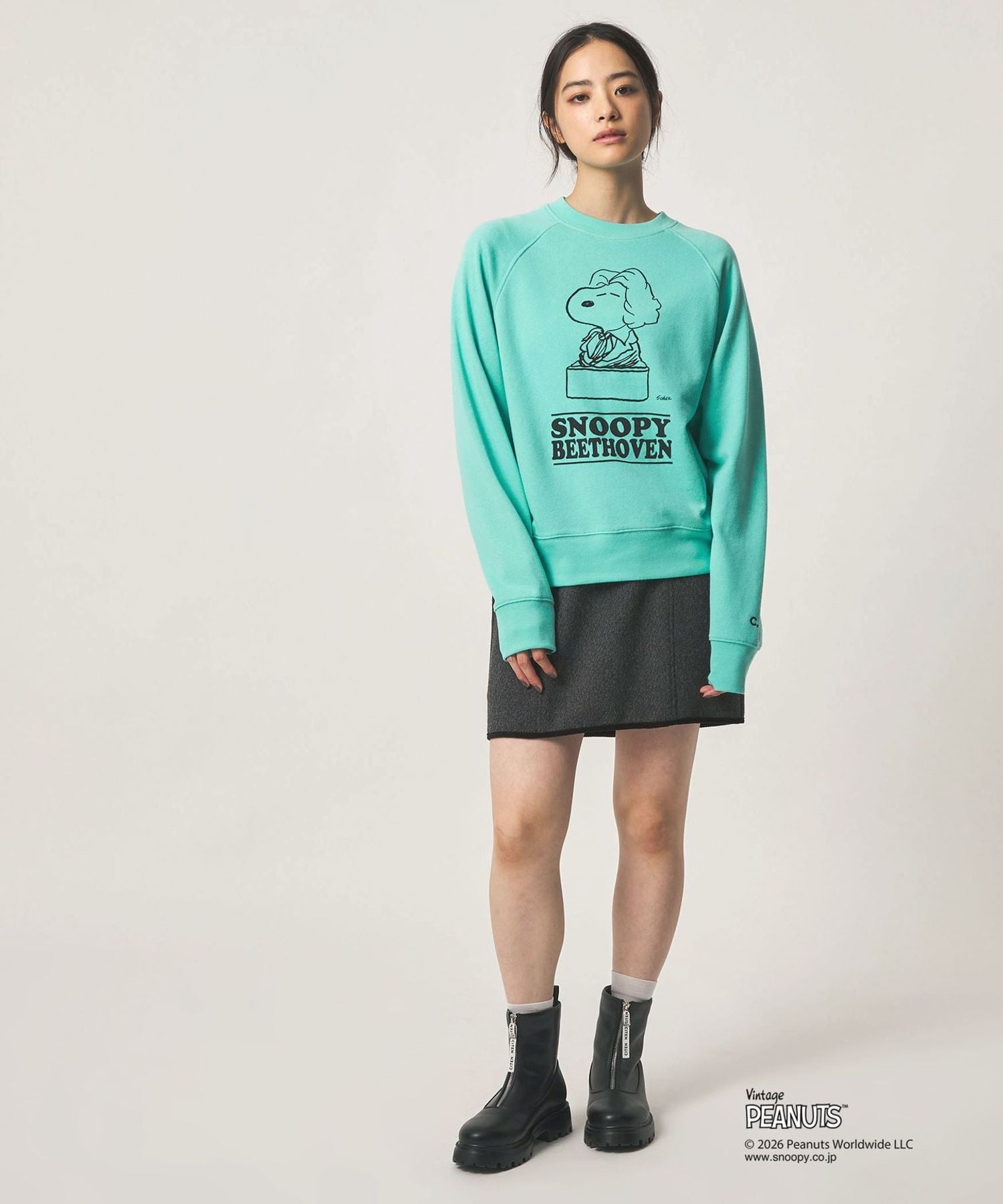snoopy联名 复古质感 长袖卫衣 9