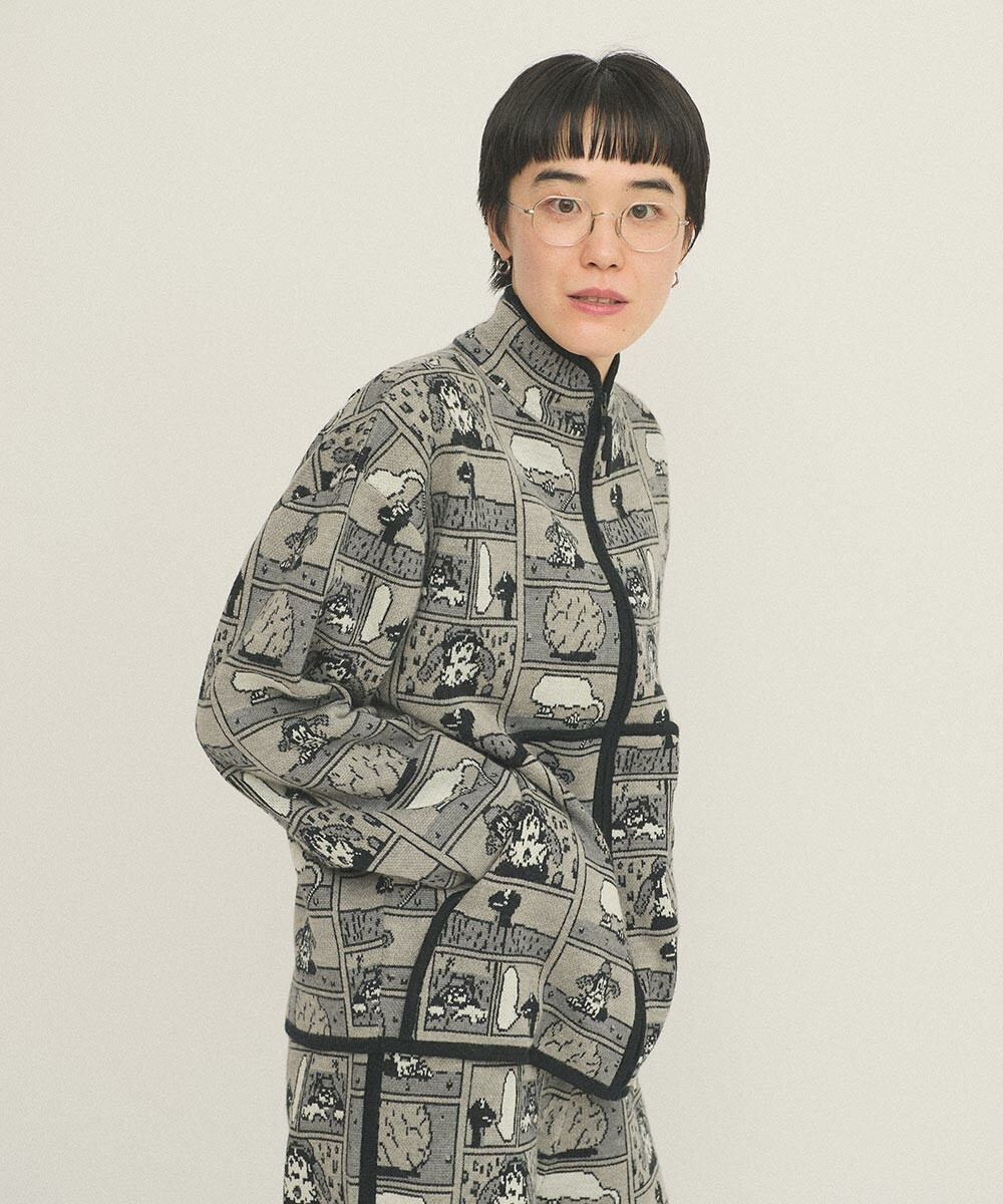Tsuru Taisuke×WAAN COMIC 针织夹克 12