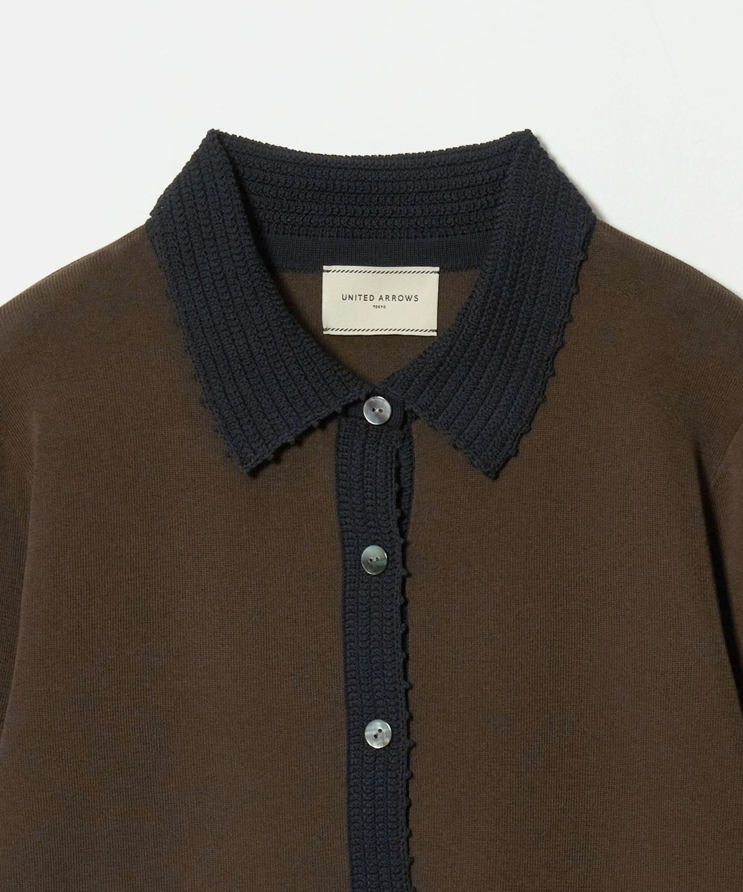 可水洗 钩针 Polo 开衫 18