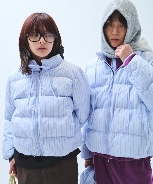 高领围脖可拆卸 羽绒服 65