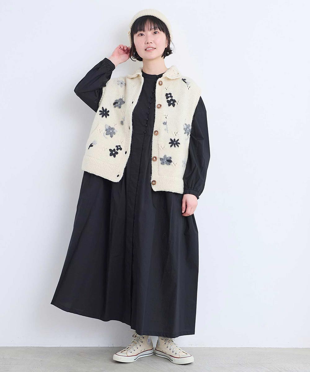 钩针领手工针织马甲 22
