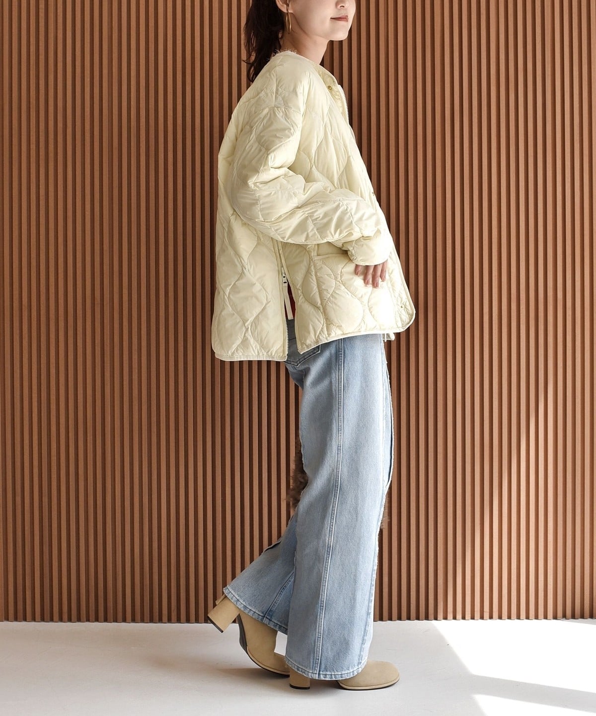 可手洗 双面穿 多穿法衍缝羽绒服 7