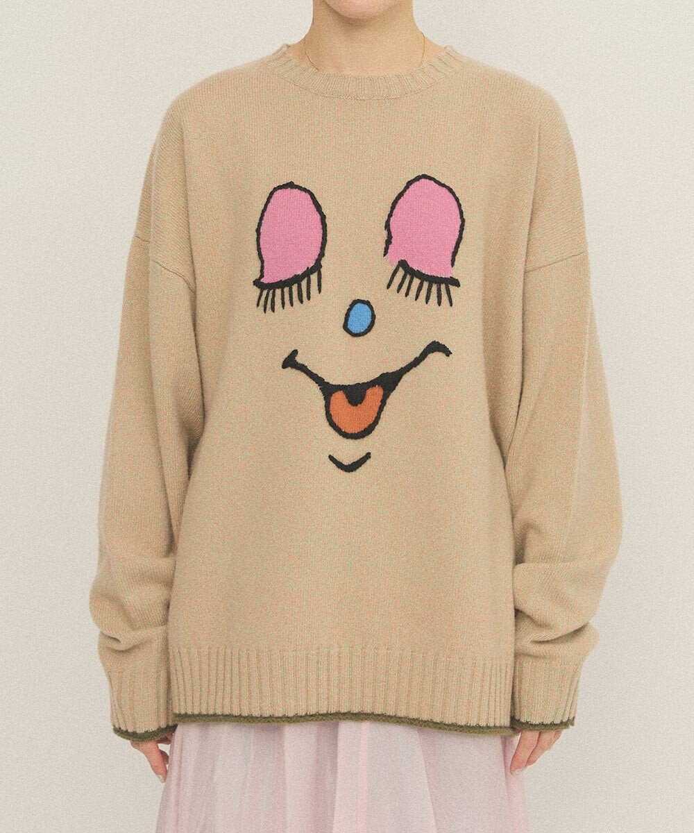 Tsuru Taisuke HAPPY FACE PUZZLE 套头衫 16