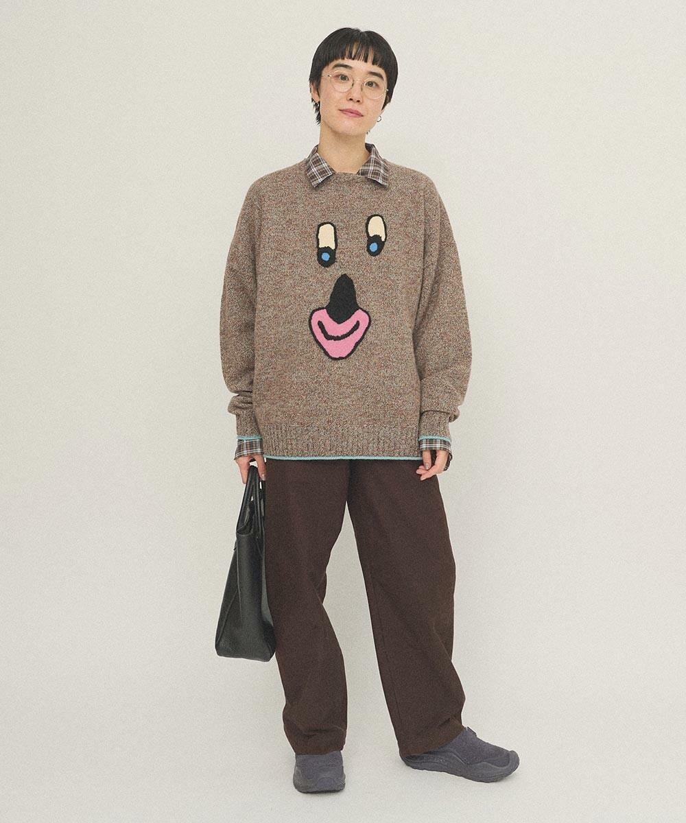 Tsuru Taisuke HAPPY FACE PUZZLE 套头衫 4