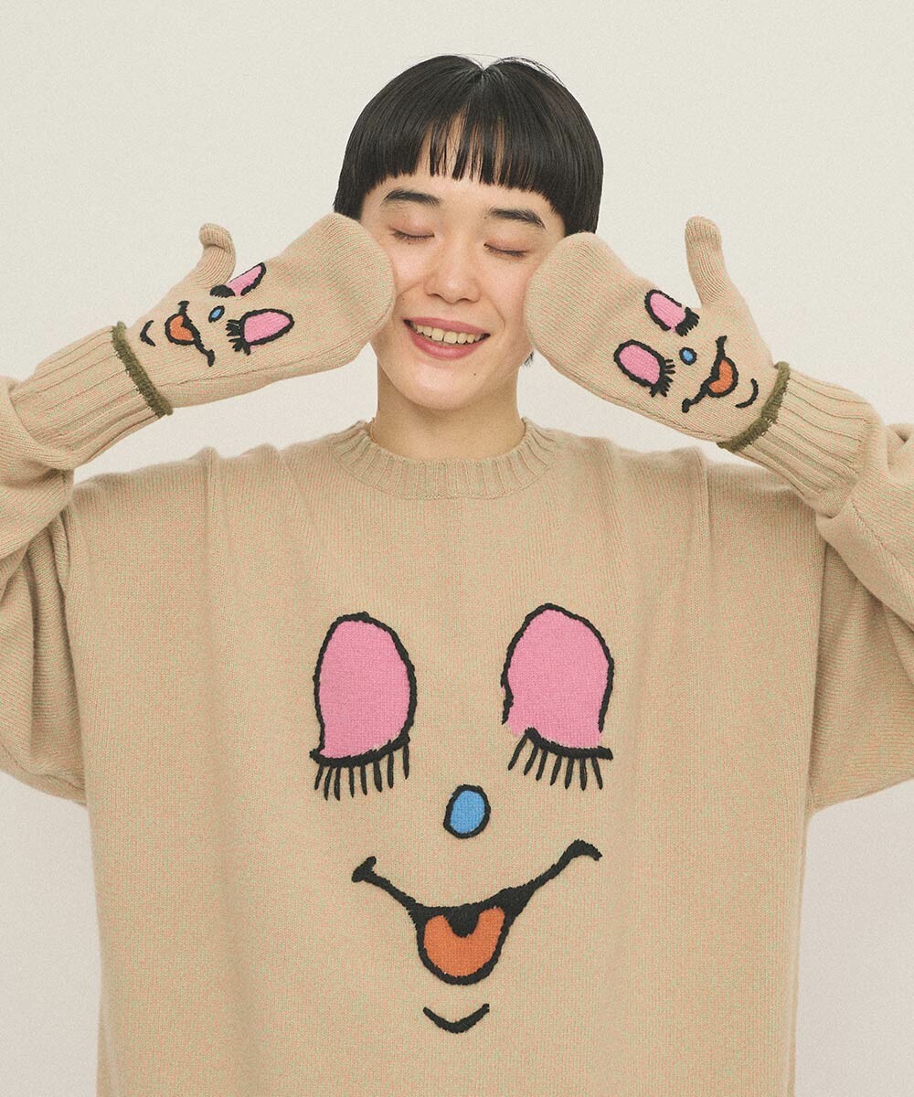 Tsuru Taisuke HAPPY FACE PUZZLE 连指手套 8