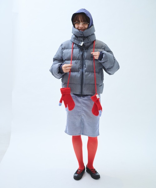 高领围脖可拆卸 羽绒服 51