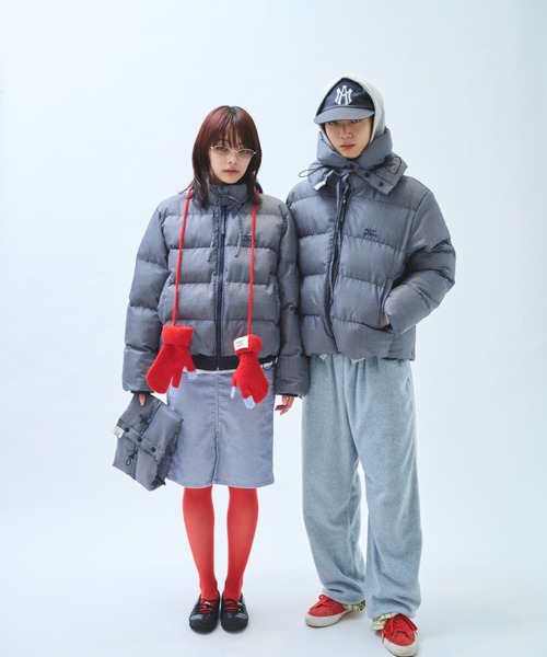 高领围脖可拆卸 羽绒服 43