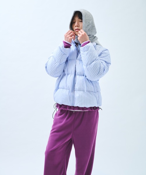 高领围脖可拆卸 羽绒服 58