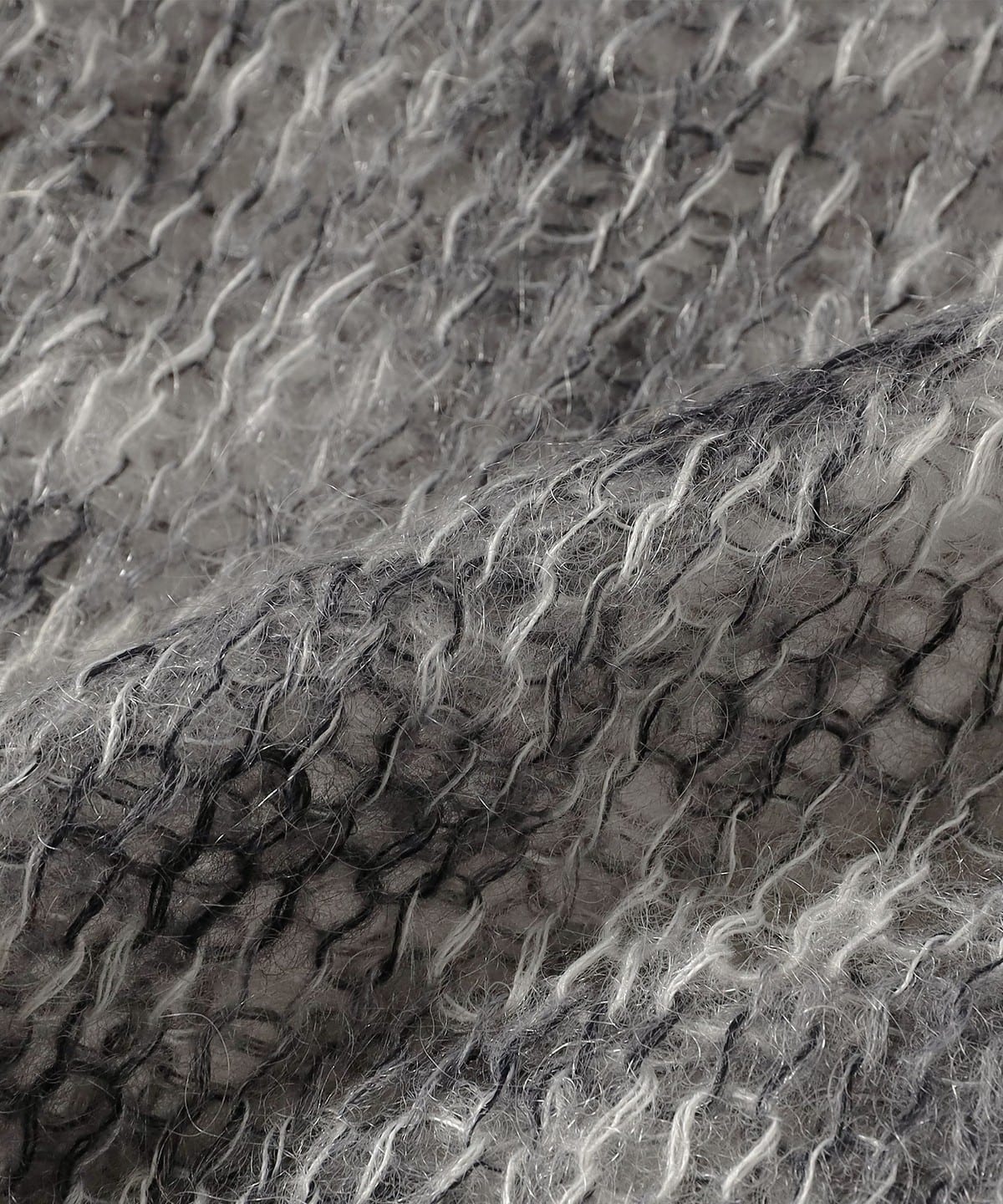 杂色马海毛棒球风针织衫 14