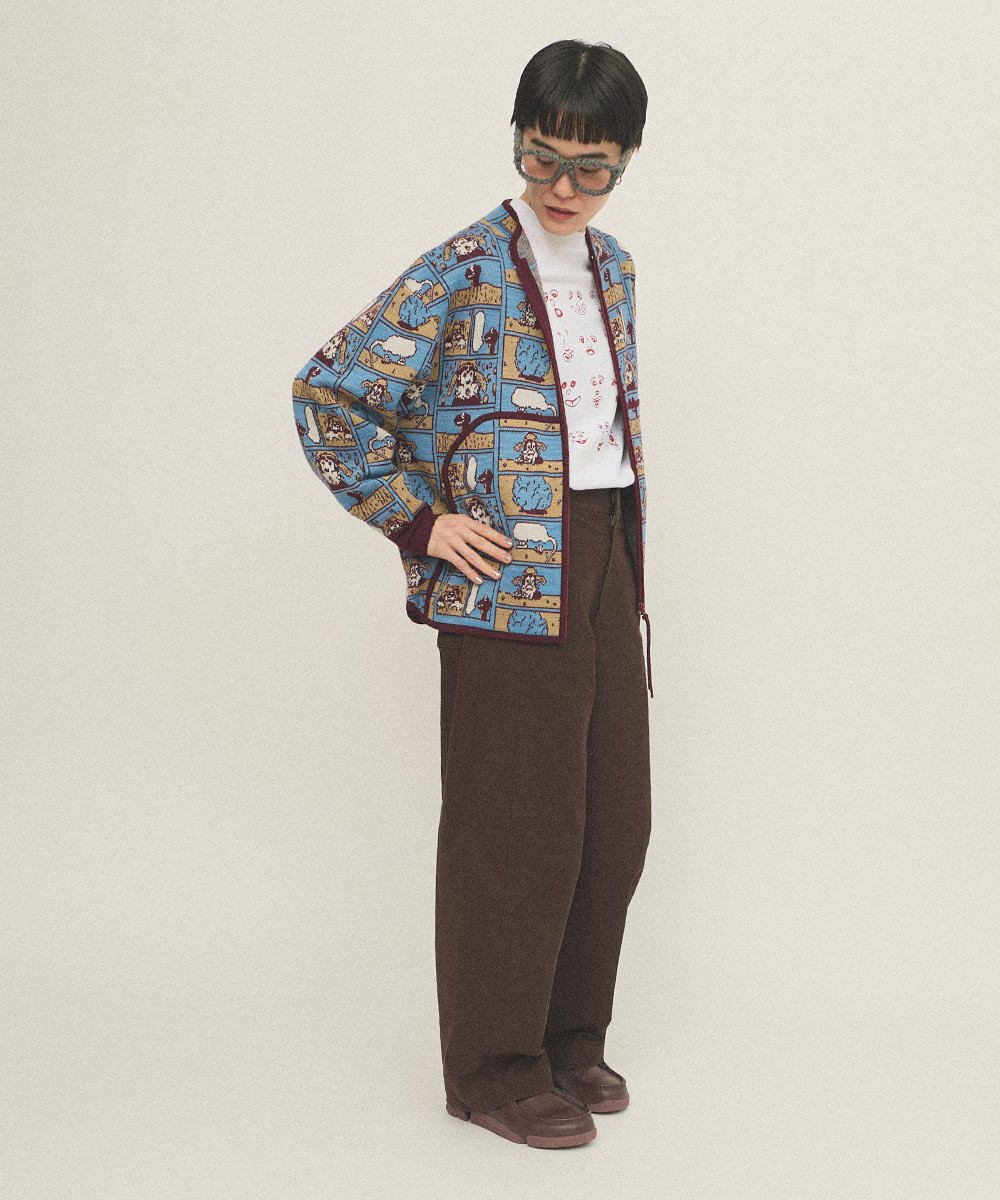 Tsuru Taisuke×WAAN COMIC 针织夹克 10