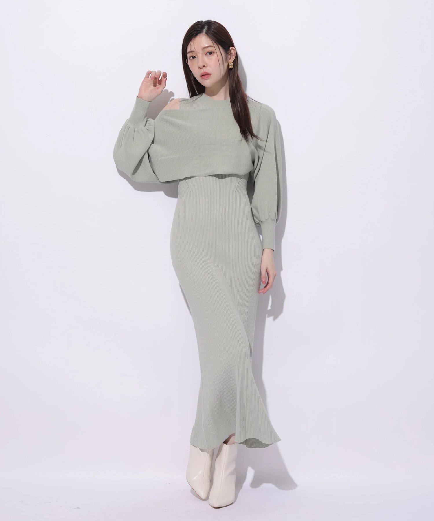 4WAY多穿 连衣裙 小坎肩 套装 两件套 7