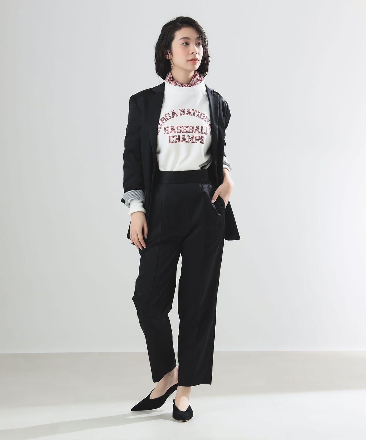 丝光缎面裤子 8