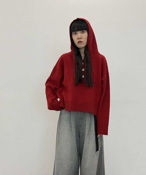 12针针织连帽套头衫 35