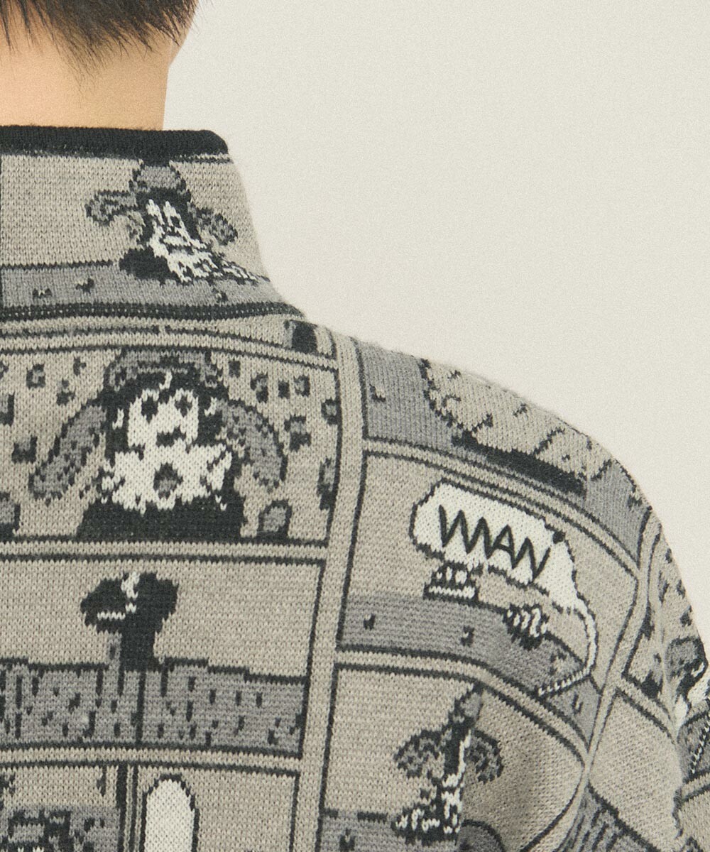 Tsuru Taisuke×WAAN COMIC 针织夹克 19