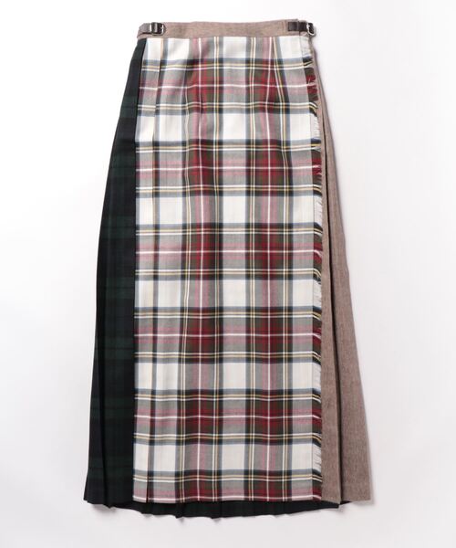 限定款 拼布绗缝半身裙 及踝长款 90cm 31