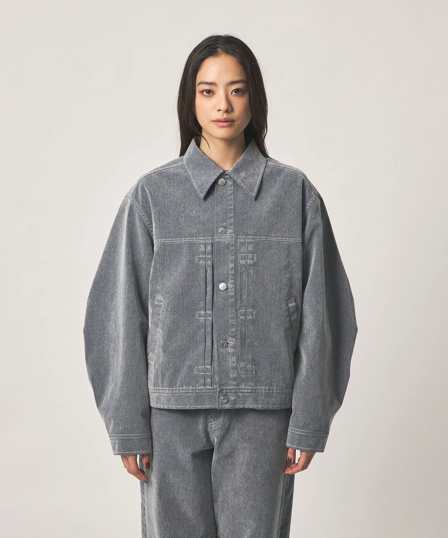 丝绒质感牛仔夹克 外套 6