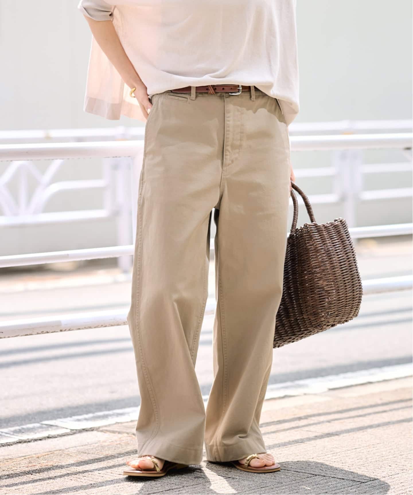 宽松卡其裤 40
