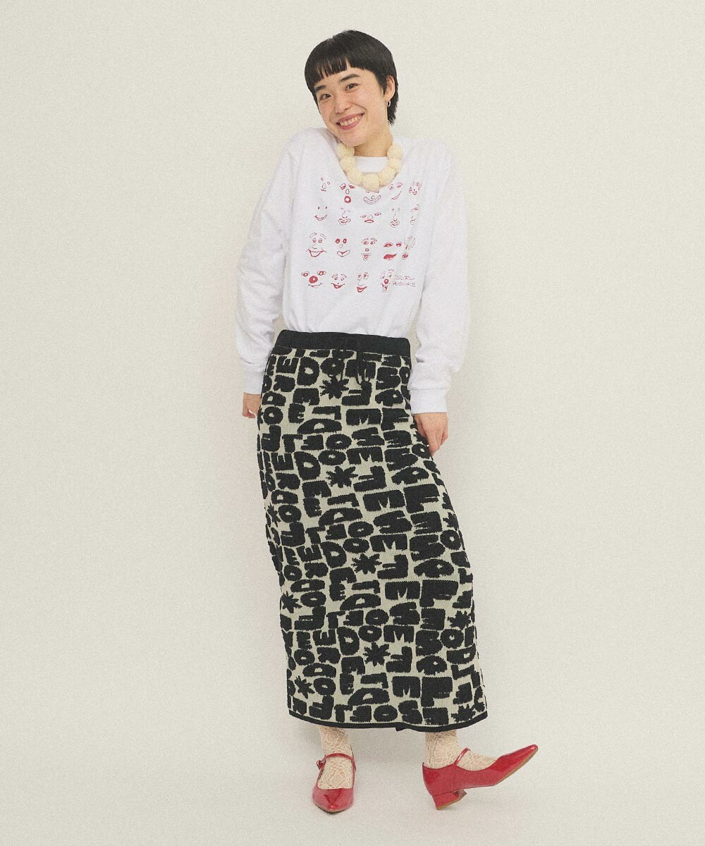 Tsuru Taisuke×WAAN NICE FACE 长袖T恤 10