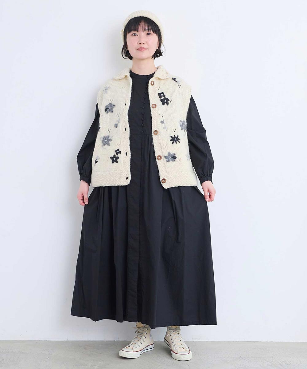 钩针领手工针织马甲 21