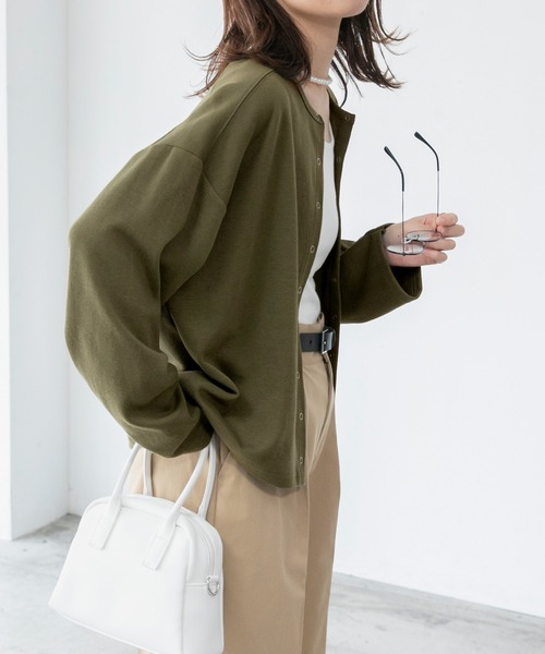 圆环按扣开衫 164