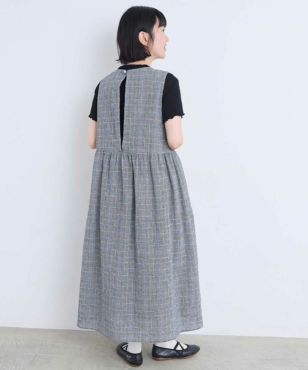 格纹无袖连衣裙 19