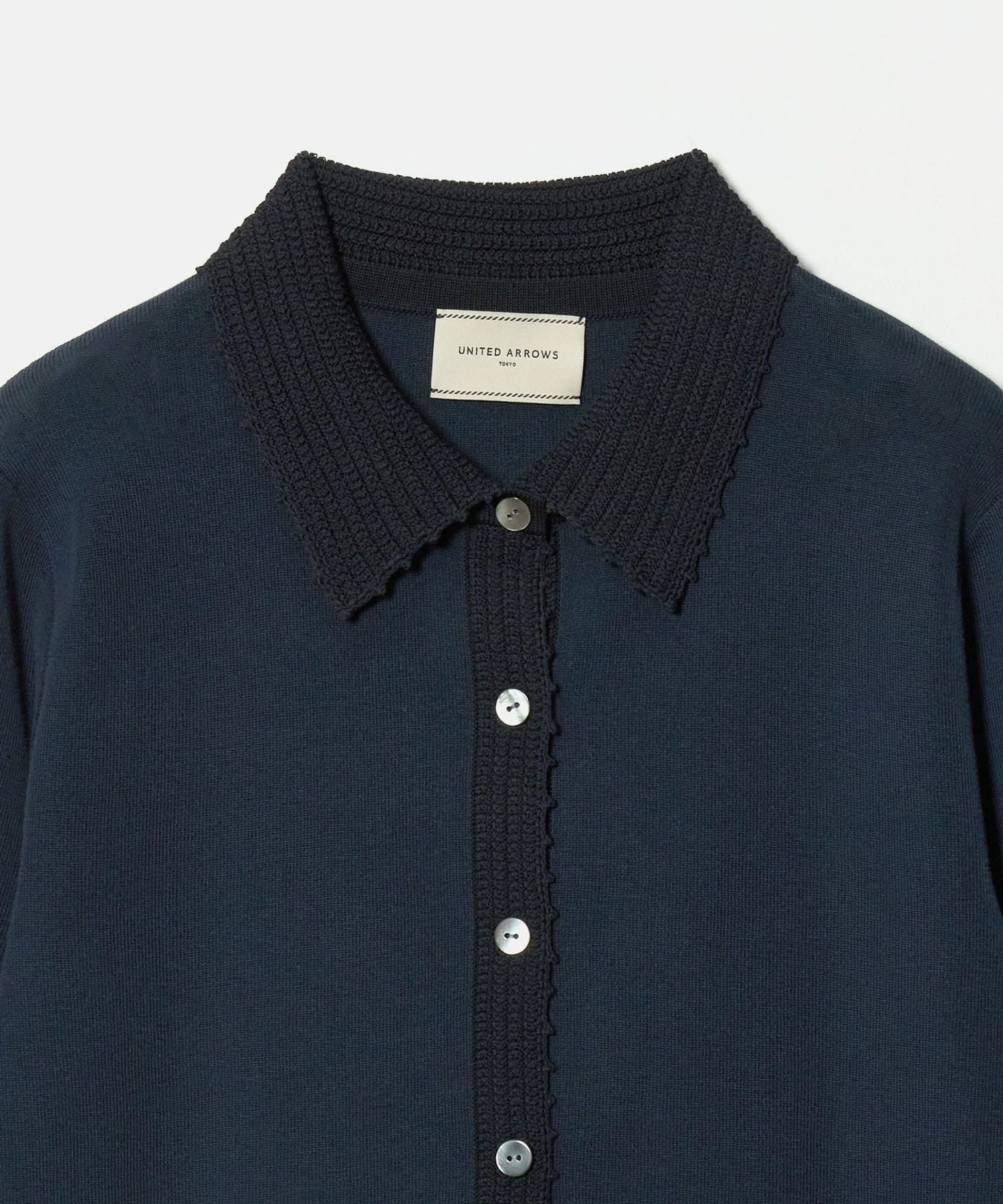 可水洗 钩针 Polo 开衫 23